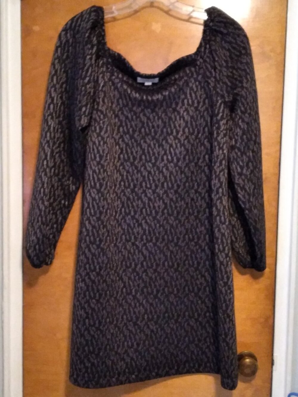LOFT Dress with Metallic Pattern - Medium